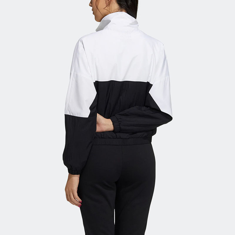 Adidas Womens Windbreaker GP5424 Jacket NEO Icons CE Top GP5425 Black Top