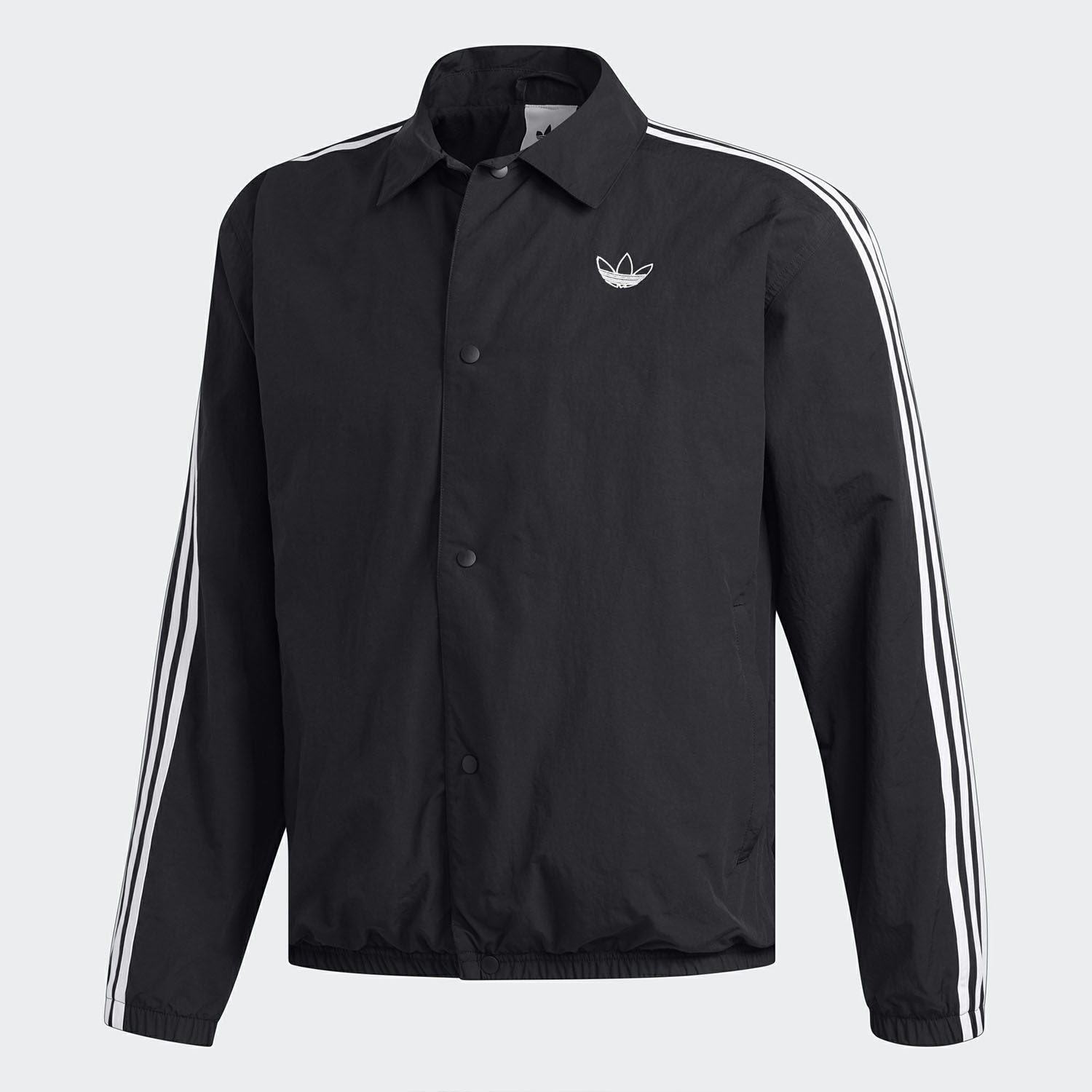 Adidas Trefoil Coach Jacket ED5516 Black Coach Jacket