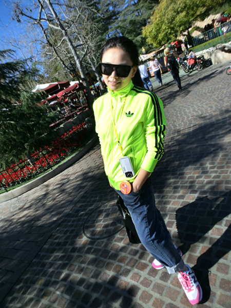 Adidas Womens Firbired Jacket Blue and Lemon 