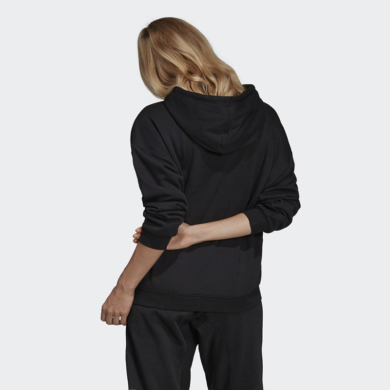 Adidas Heart Hoodie Black FH8566 Womens V-Day Hoodie White F8566 Valentines Day Jacket