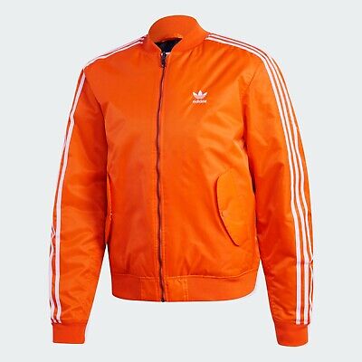 Adidas Padded Bomber Jacket ED5824 Trefoil Orange Jacket