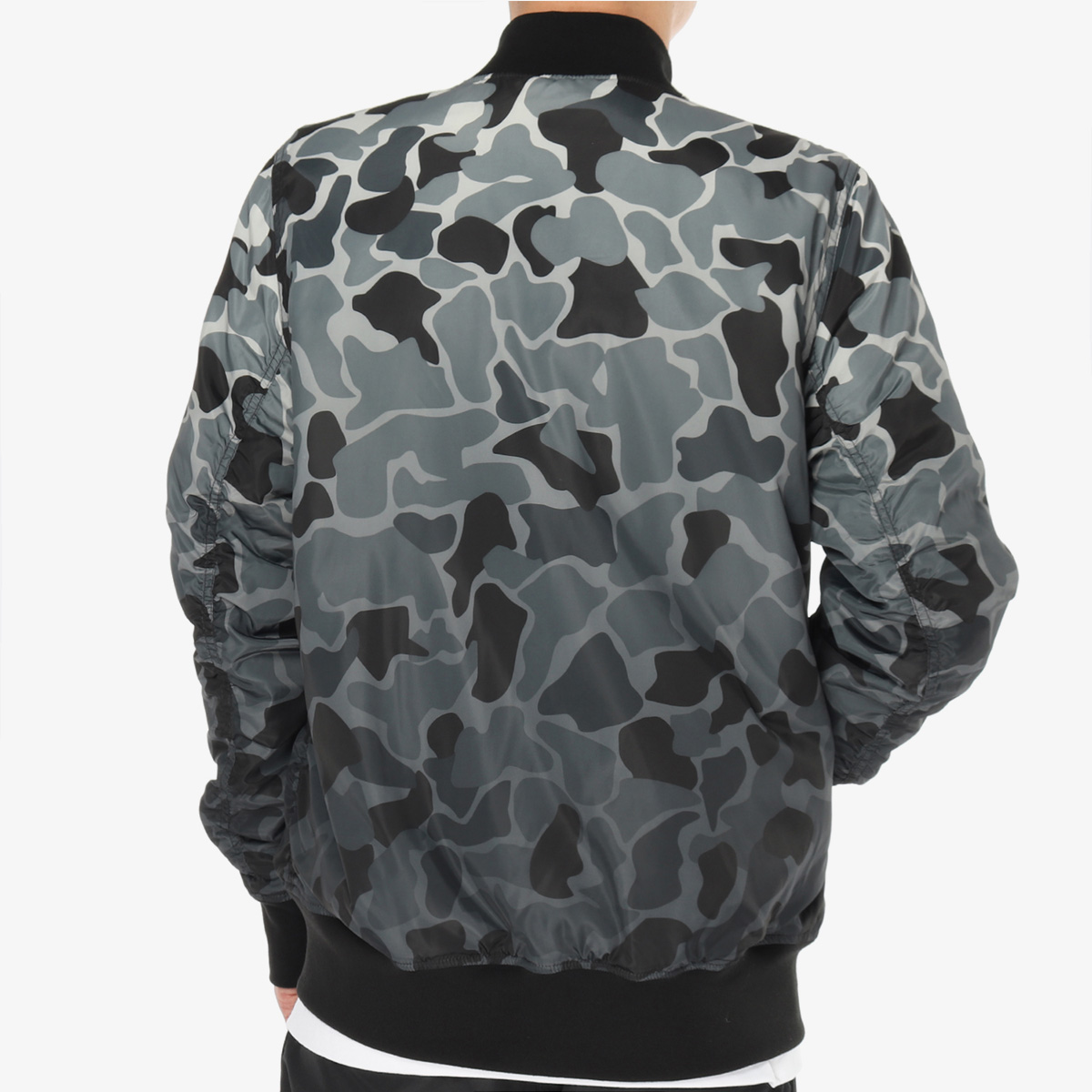 Adidas Originals Graphic Reversible Jacket DN8049 Bomber Cotton Padded Winter Coat 
