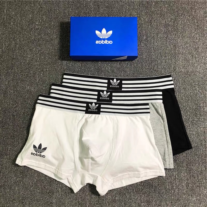 6PCS PRICE Adidas Original 6pcs Wholesale Men's Underwear Boxers 6 Colors without Box packing