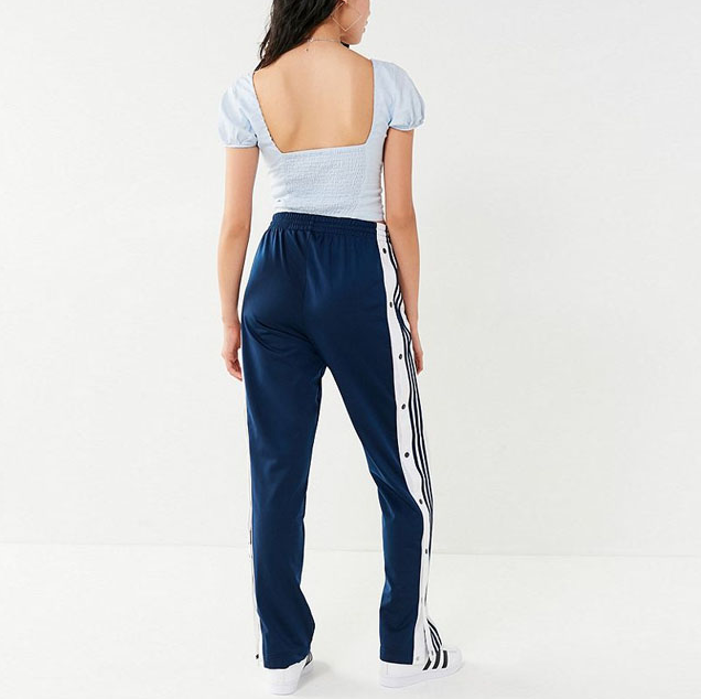 Adidas OG Adibreak Track Pants DH3155 Womens Side Stripe Track Pants Navy Jogger Pants