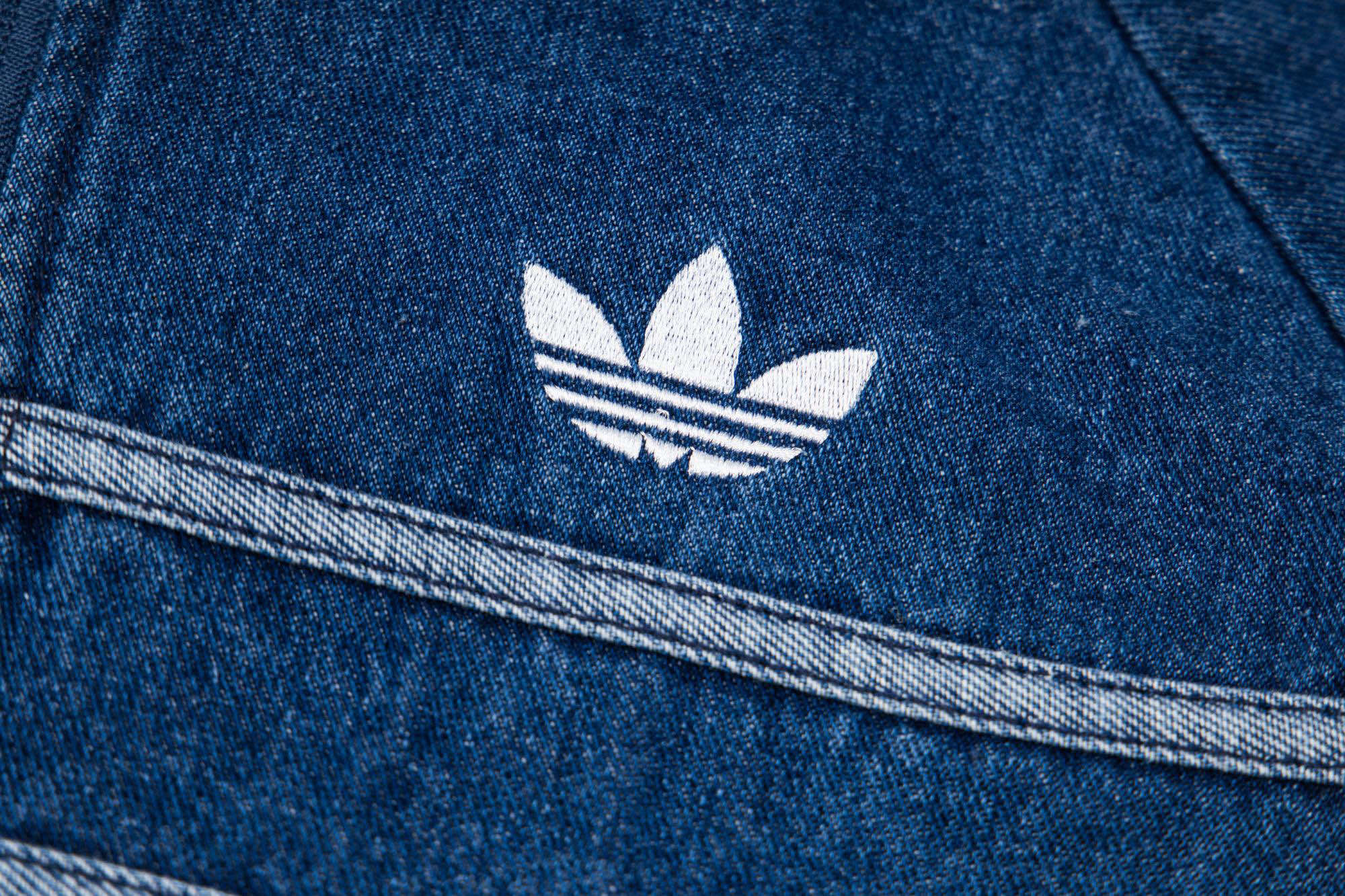 adidas Adicolor Denim Track Top Jeans Jacket 2 Colors Black/Blue