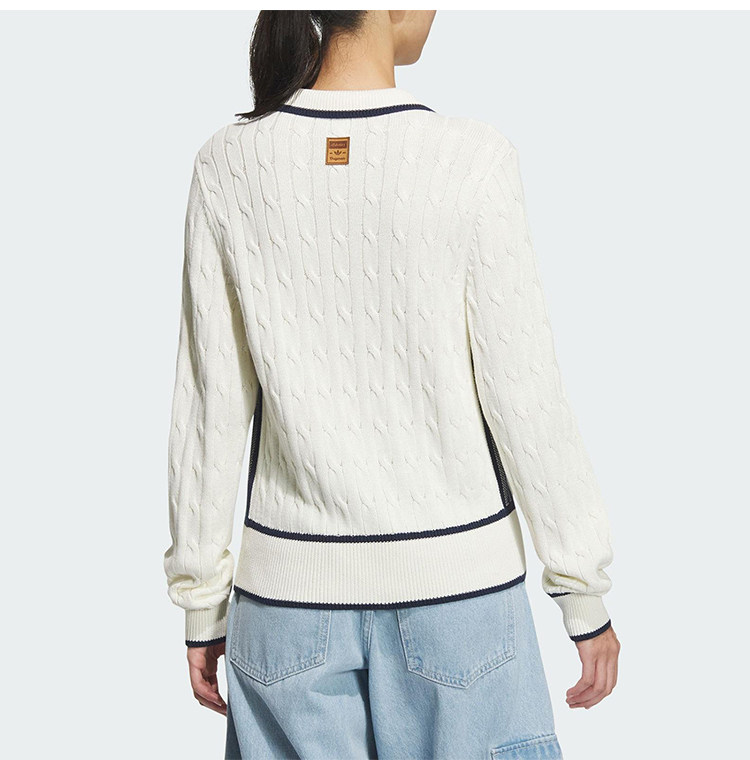 Adidas Originals RETROCARDIGAN SS25 SPORTY CLUB Knitwear Women's Jade JM8017